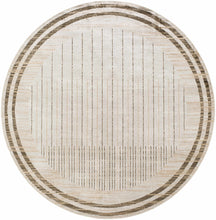Thad Beige Washable Area Rug
