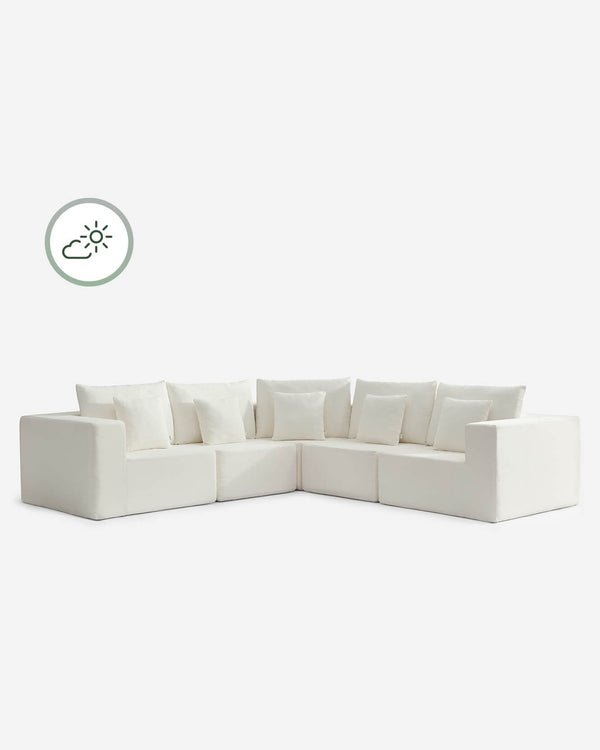 Soho Modular Outdoor L-Shaped Sectional Sofa