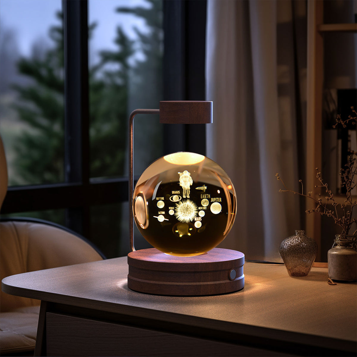DinoGalaxy 3D Crystal Night Light