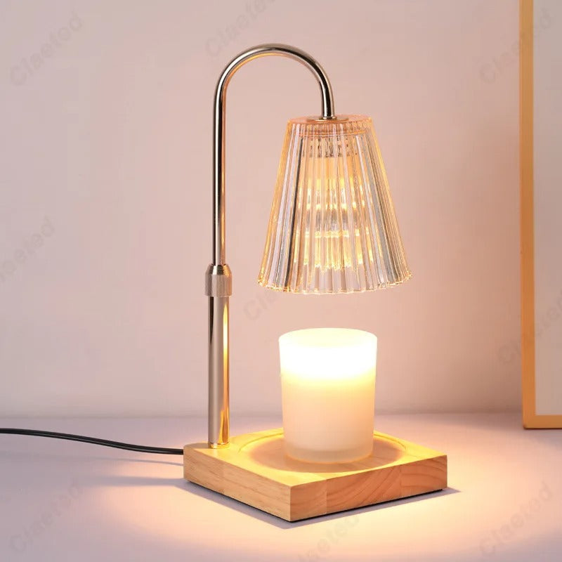 Sculptural Candle Warmer Lamp