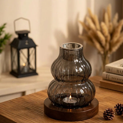 Gourd Glass Tealight Holder