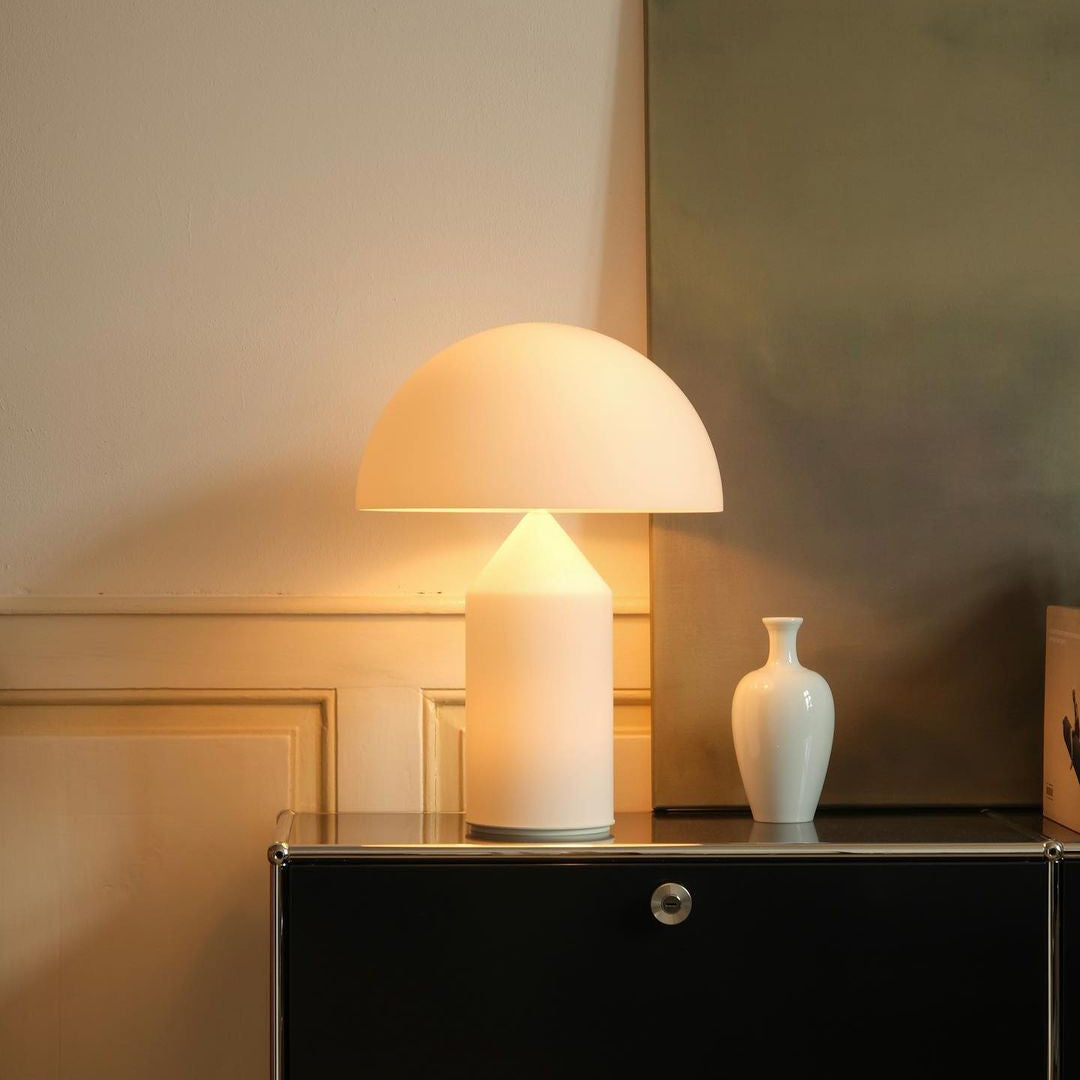 PilzGlanz Metal Mushroom Table Lamp