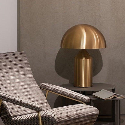 PilzGlanz Metal Mushroom Table Lamp