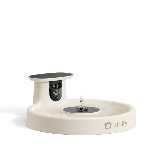 Birdfy Bath Pro - Solar-Powered Smart Birdbath with Fountain