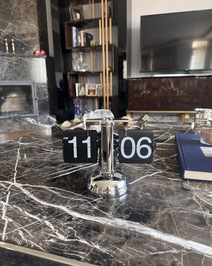 Vintage Flip Clock – retro auto flip desk clock – STUDIO GONKA