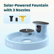 Birdfy Bath Pro - Solar-Powered Smart Birdbath with Fountain