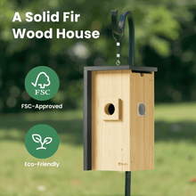 Birdfy Nest - Wooden Smart Birdhouse with Camera