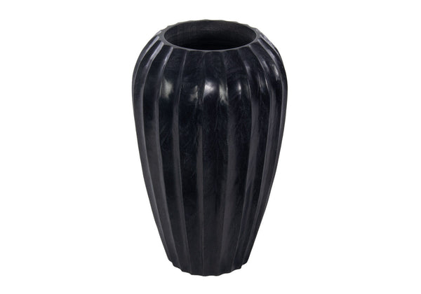 Black Marble Vase