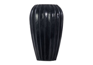Black Marble Vase