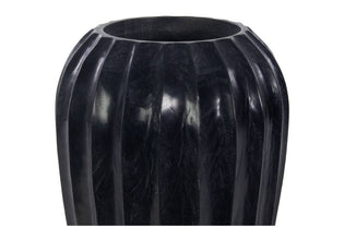 Black Marble Vase