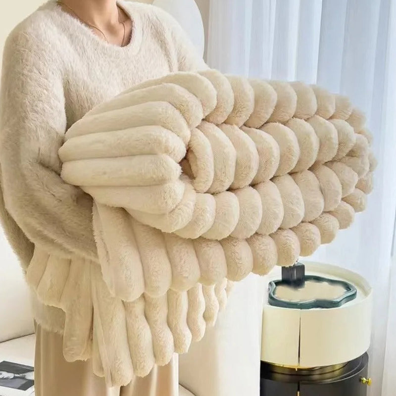 Cozy Stripes Throw Blanket – 39.4 × 59.1 in