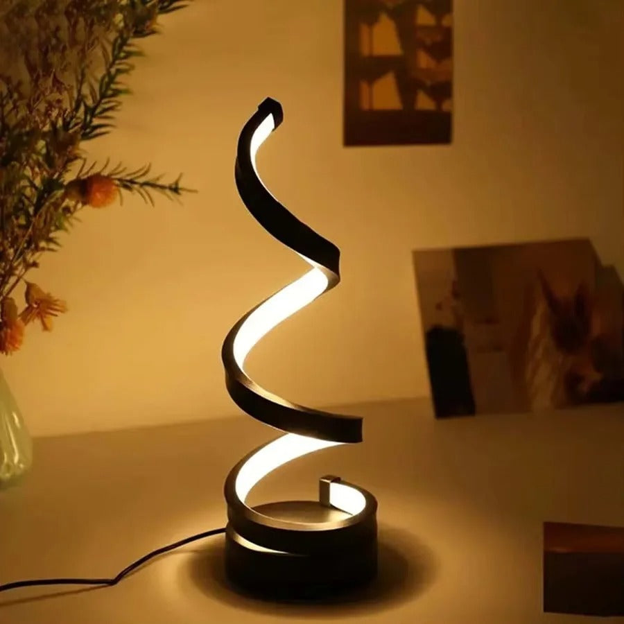 Spiral LED Table Lamp