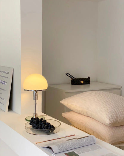 Chrome Mushroom Table Lamp