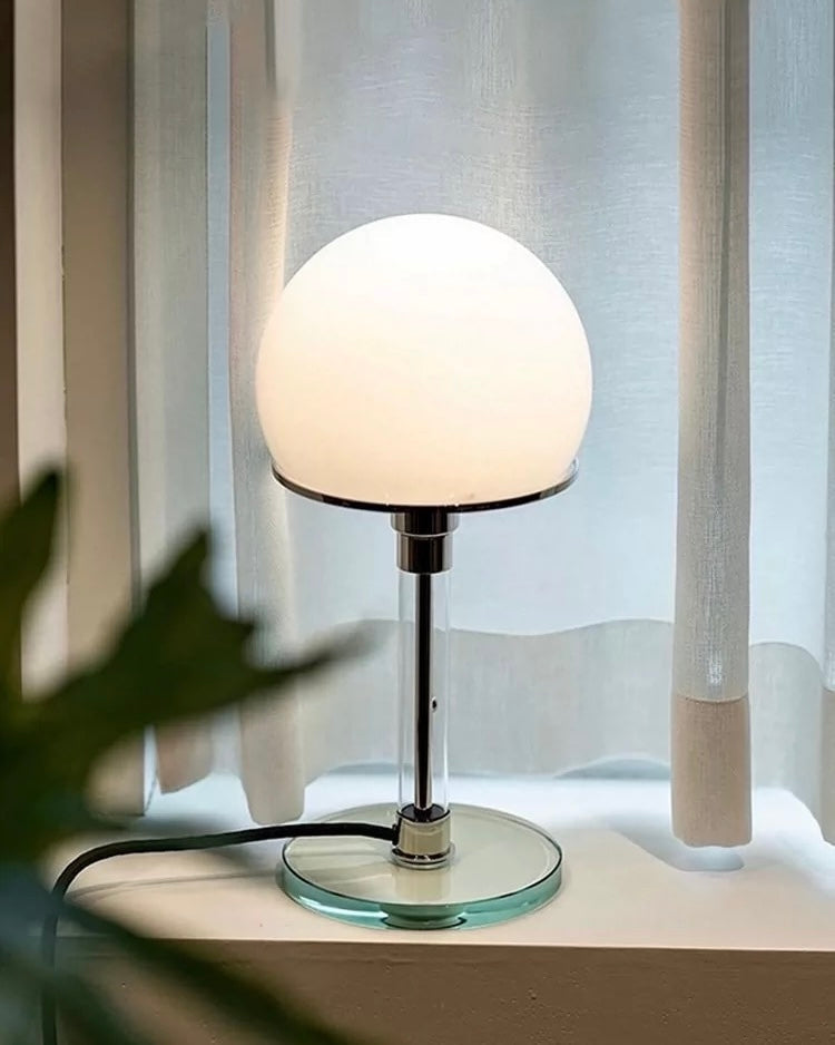 Chrome Mushroom Table Lamp