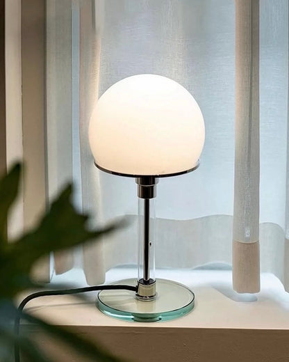 Chrome Mushroom Table Lamp