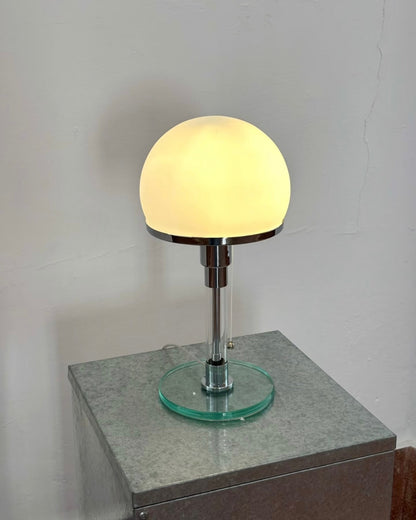 Chrome Mushroom Table Lamp