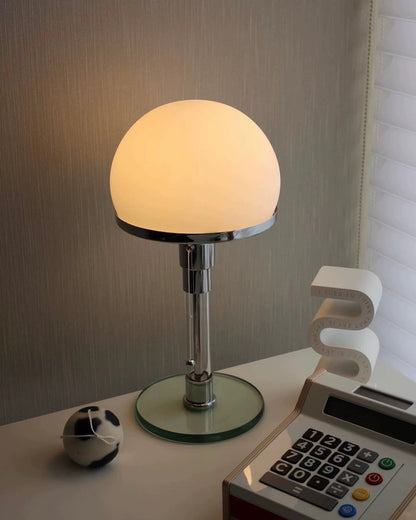 Chrome Mushroom Table Lamp