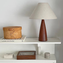 Vintage Solid Wood Table Lamp