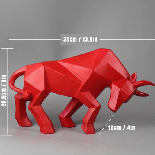 The Bull sculpture in resin – modern statement decor – STUDIO GONKA