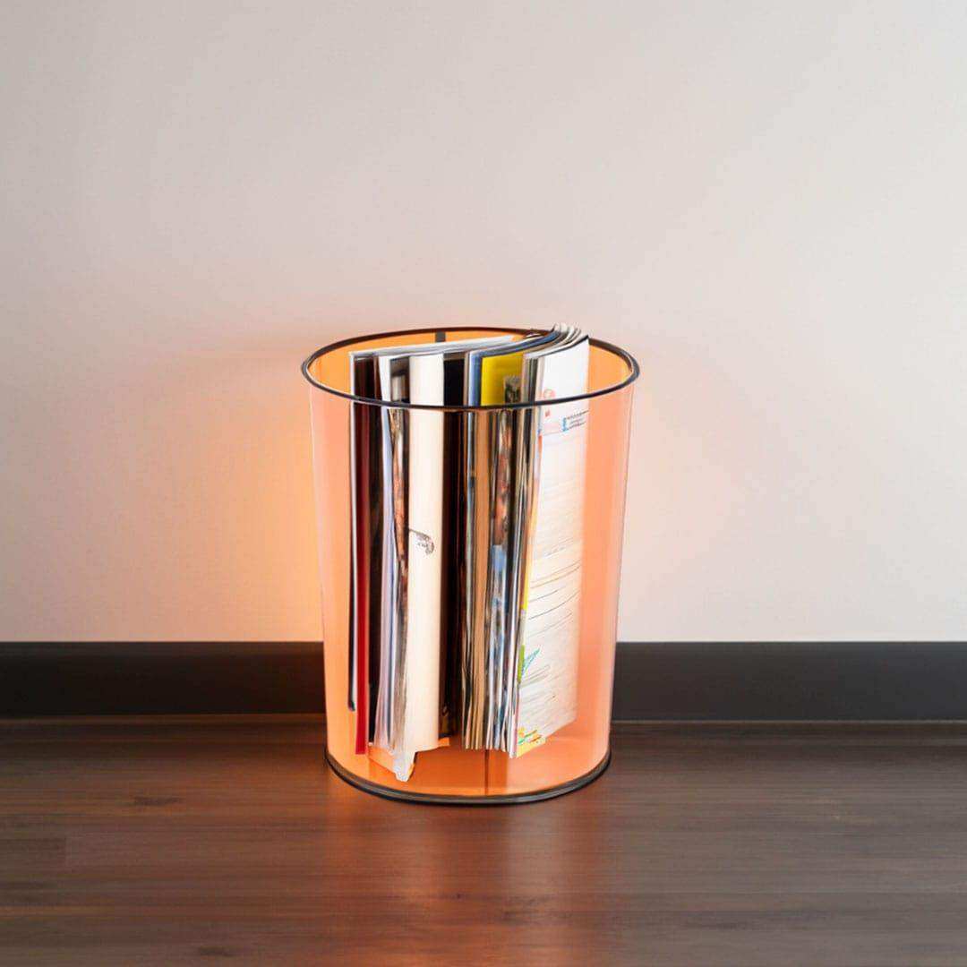 The Minimal Waste Bin – translucent modern trash can – STUDIO GONKA