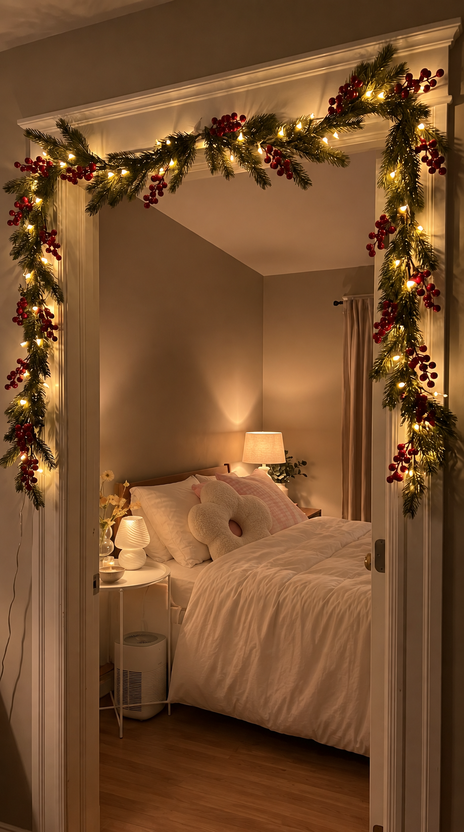 Lighted Maple Leaf Fall Garland