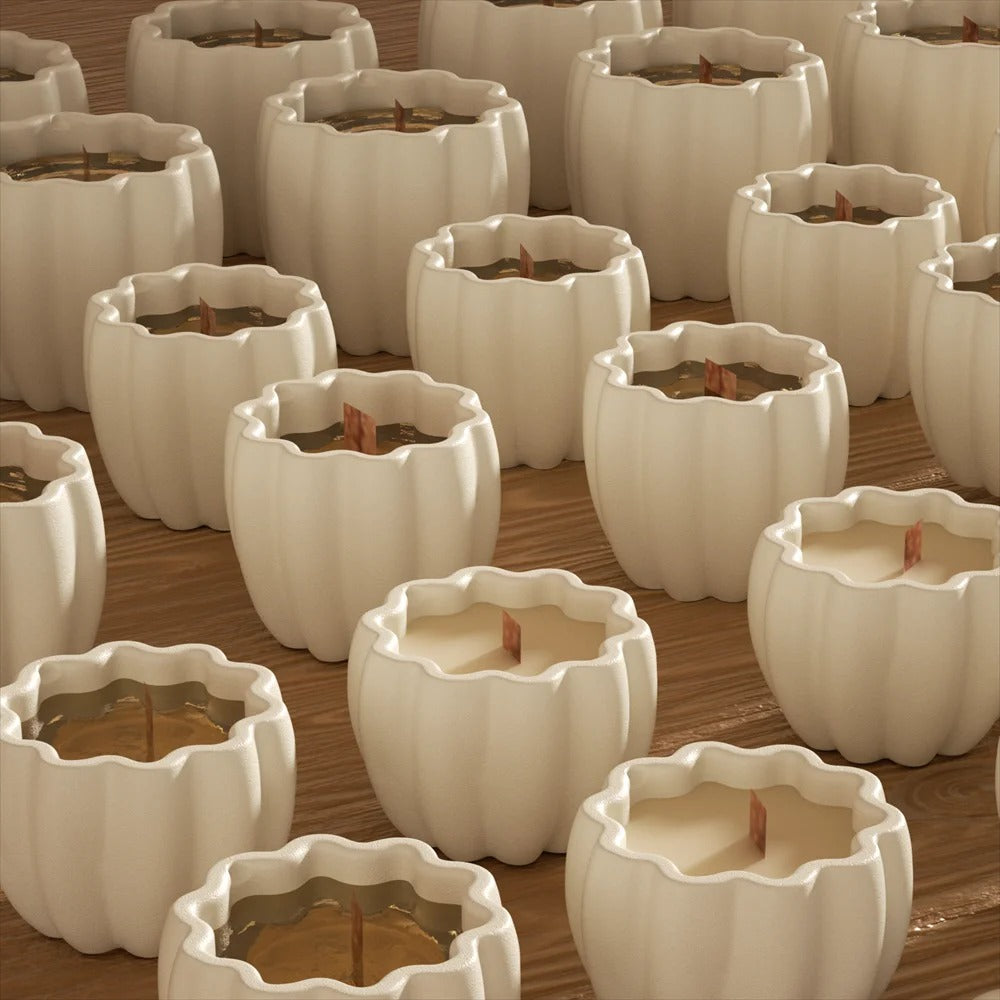 Harvest Pumpkin Candle Molds— Set of 3