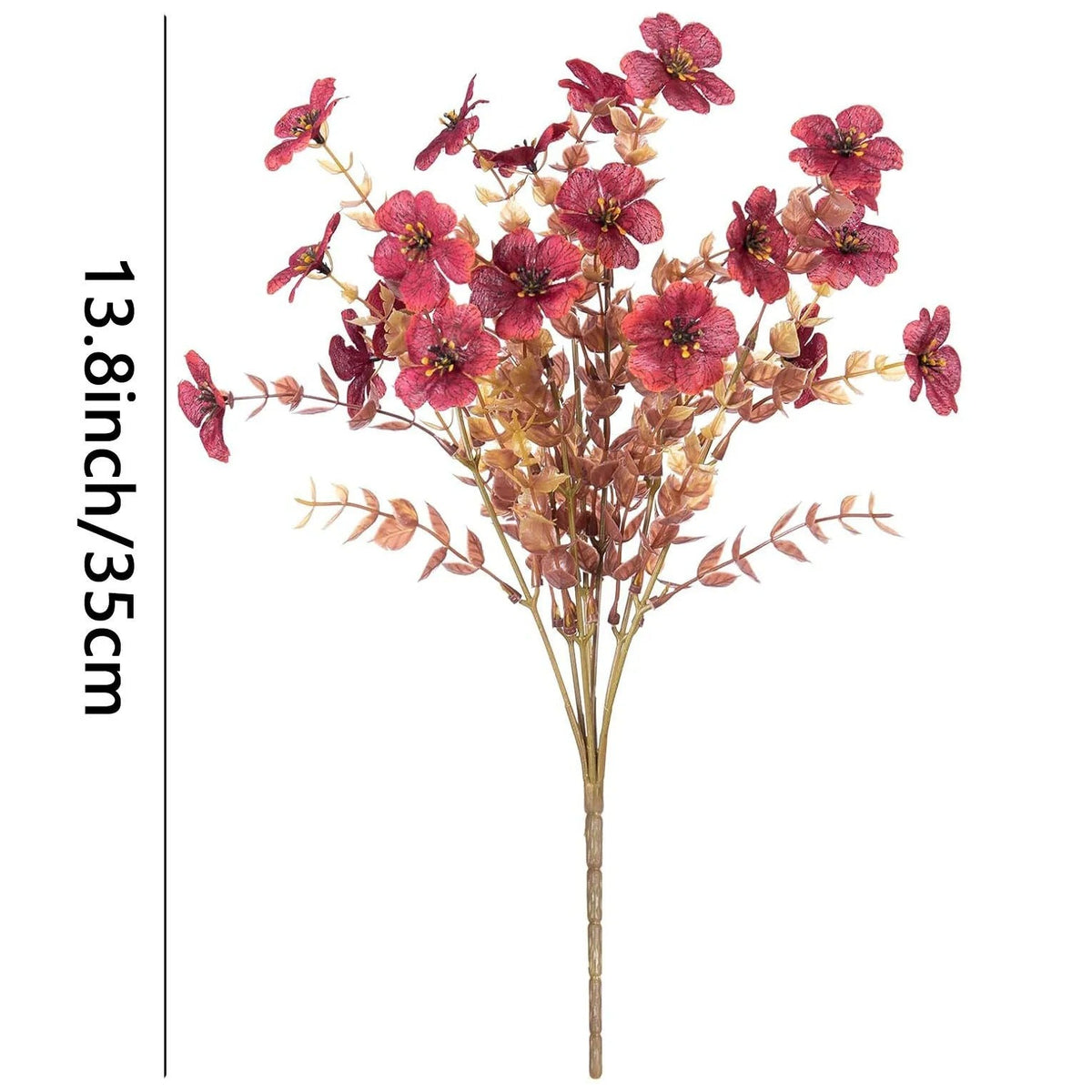 Artificial Fall Flower Branches — Set of 4