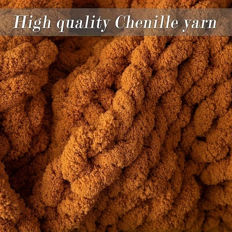Chunky Knit Throw Blanket