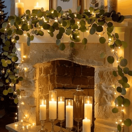 Nord Eucalyptus Lighted Garland