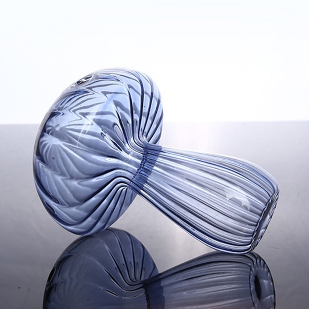 Lucid Mushroom glass sculpture in colored crystal glass – STUDIO GONKA