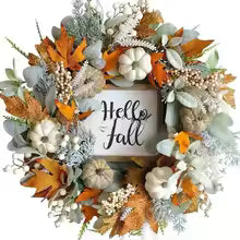 Pumpkin Harvest Fall Wreath — 20.1 in