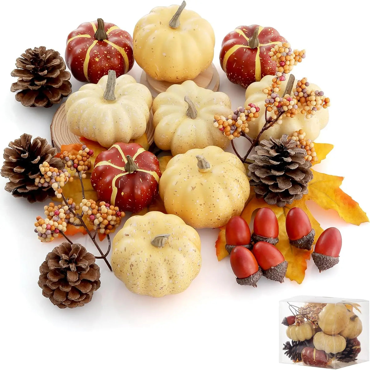 Autumn Acorn & Pinecone Filler Set