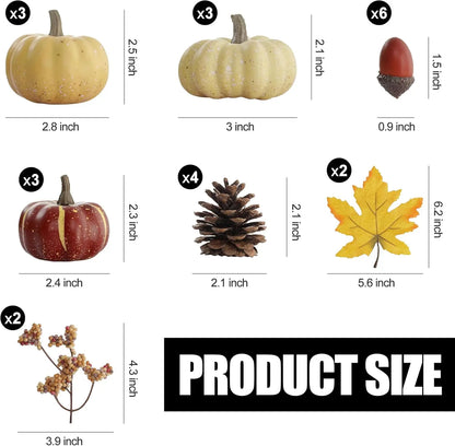 Autumn Acorn & Pinecone Filler Set