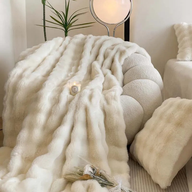 Shearling-Effect Throw