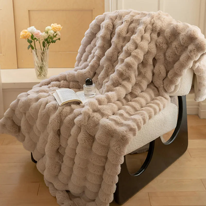Shearling-Effect Throw