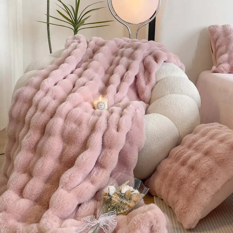 Shearling-Effect Throw