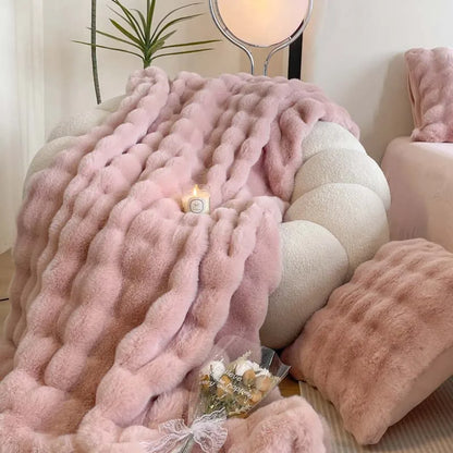 Shearling-Effect Throw