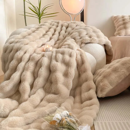 Shearling-Effect Throw