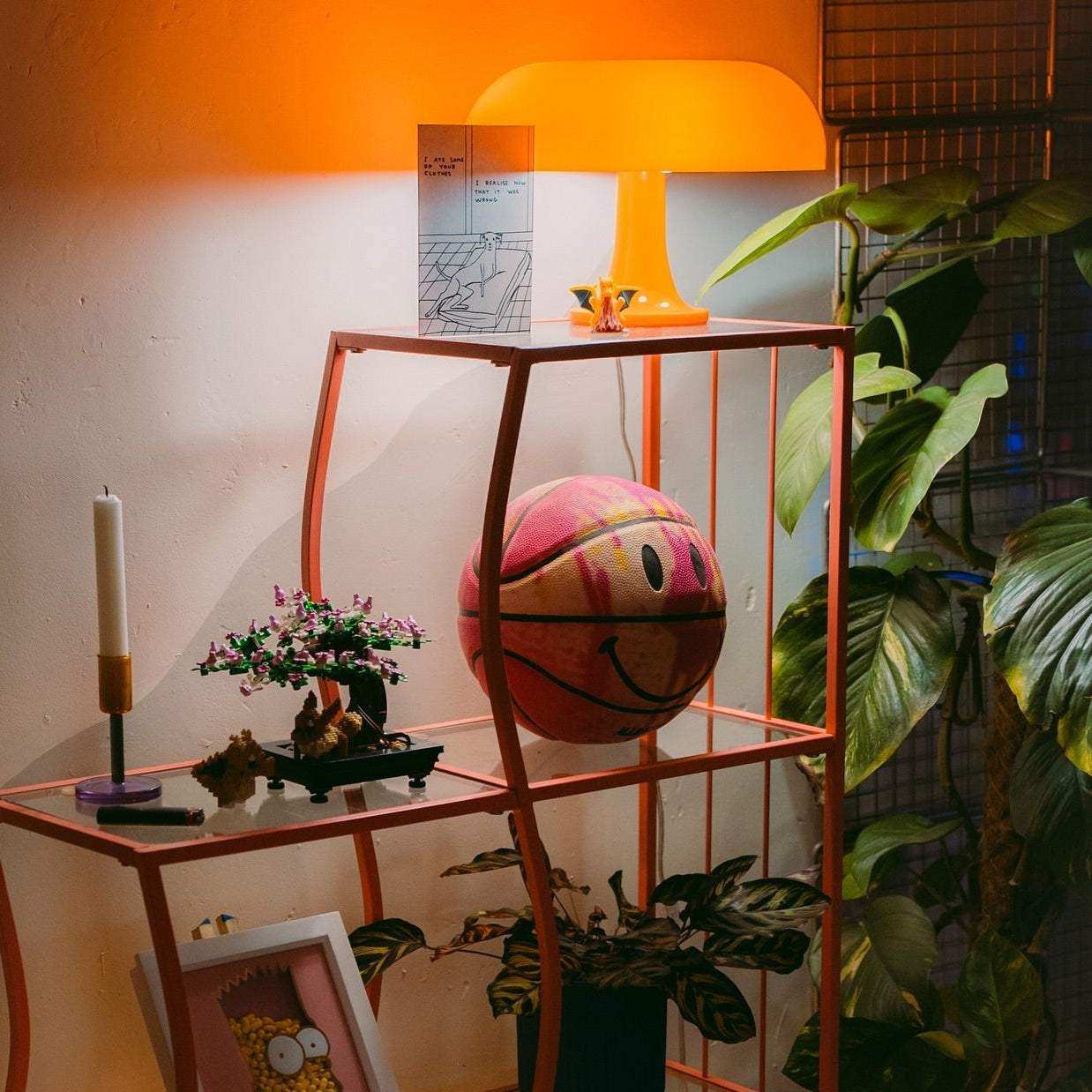 Vintage mushroom table lamp with four-bulb dome shade – STUDIO GONKA