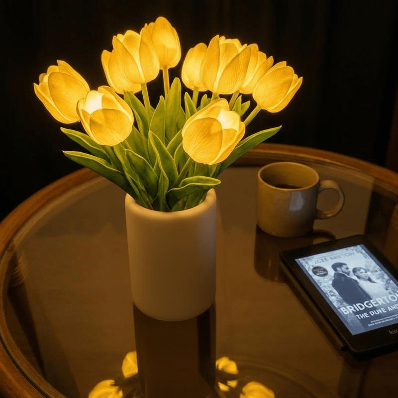 Luminelle Tulip Lamp – tulip bouquet table lamp with warm light – STUDIO GONKA