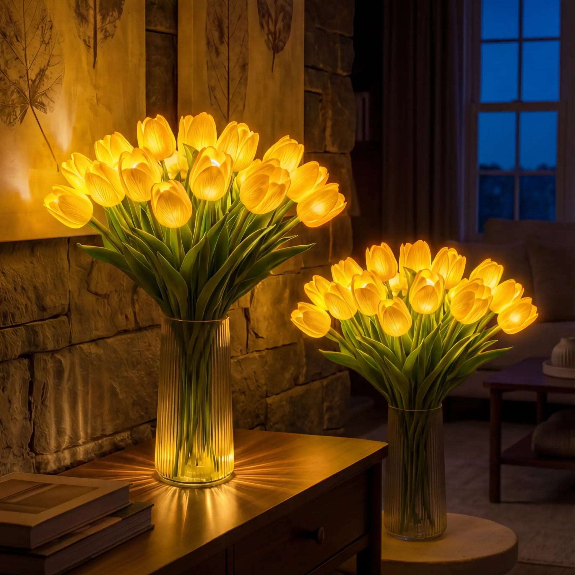 Luminelle Tulip Lamp – tulip bouquet table lamp with warm light – STUDIO GONKA