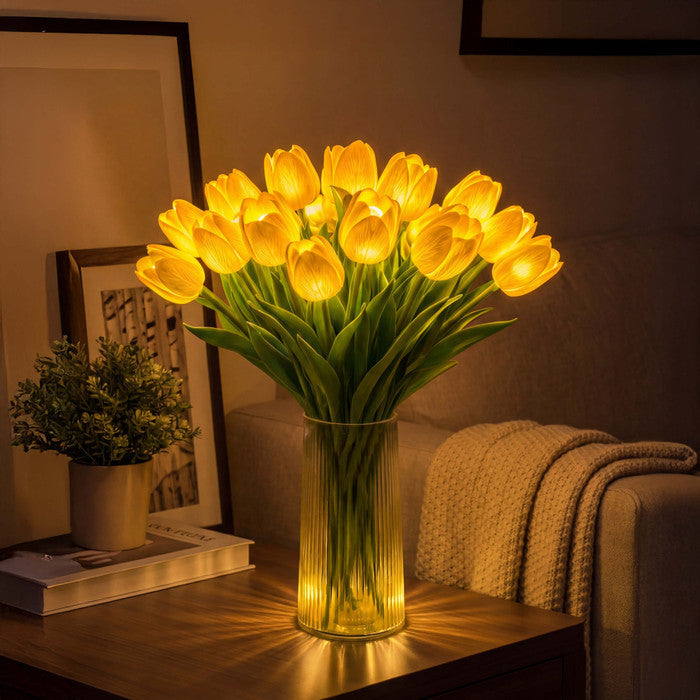 Luminelle Tulip Lamp – tulip bouquet table lamp with warm light – STUDIO GONKA