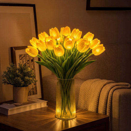 Luminelle Tulip Lamp – tulip bouquet table lamp with warm light – STUDIO GONKA