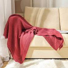 Thickened Knitted Throw Blanket