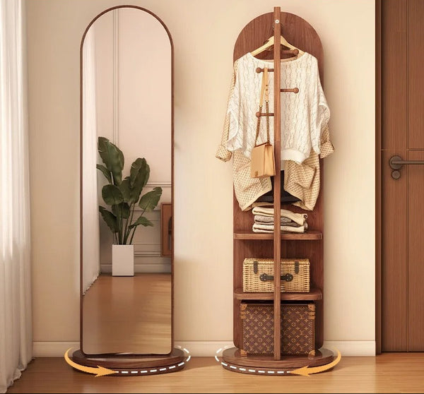360° Rotating Mirror Rack