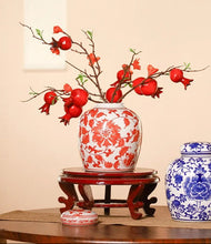 Red Floral Jar | Small