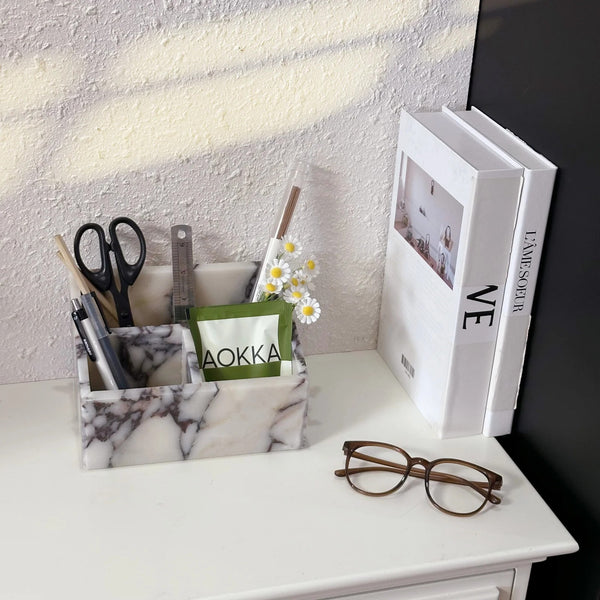 Luxury Calacatta Viola Multi-Level Vanity Tray