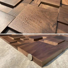 Walnut Mosaic Wall Panel