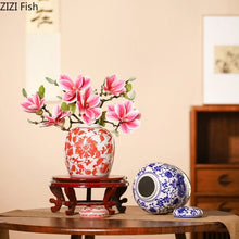 Red Floral Jar | Small