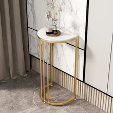 The Alana Round Console Table